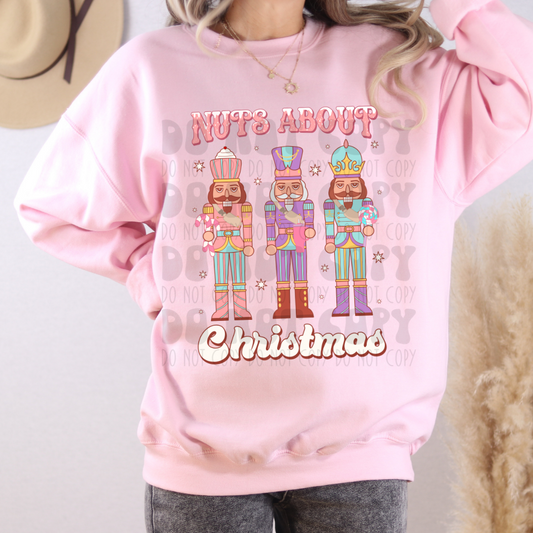 NUTS ABOUT CHRISTMAS NUTCRACKERS - DTF TRANSFER