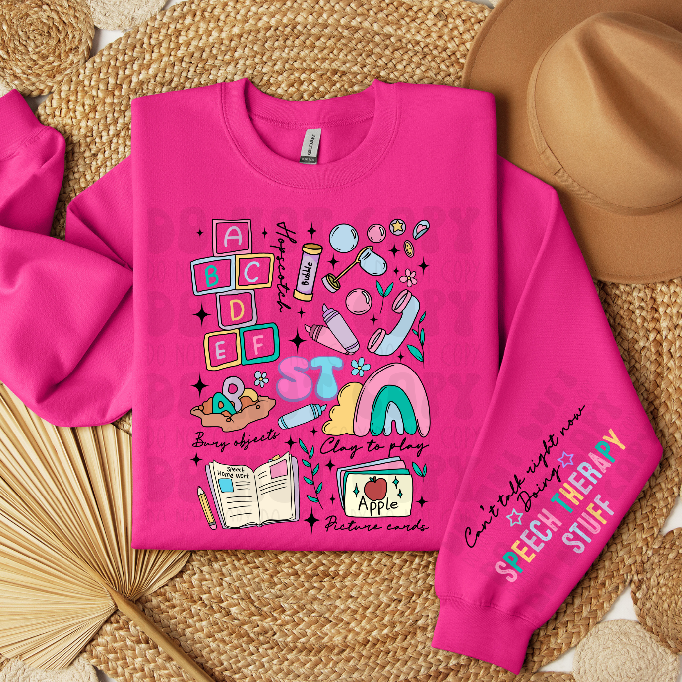 SPEECH THERAPY STUFF W/SLEEVE - DTF TRANSFER