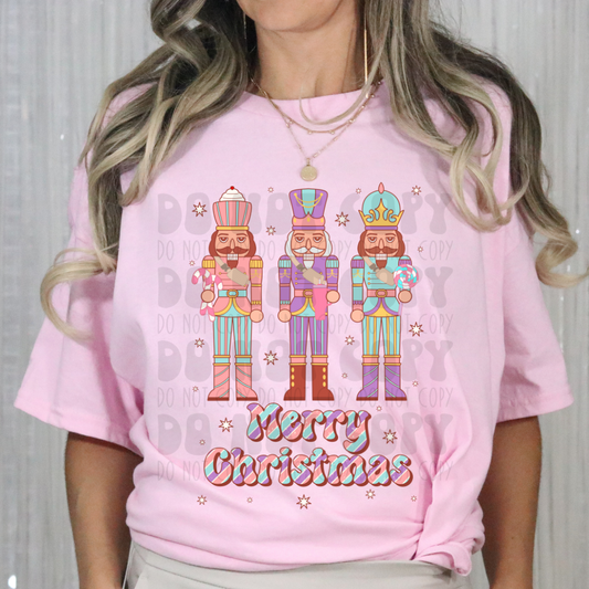 MERRY CHRISTMAS NUTCRACKERS - DTF TRANSFER