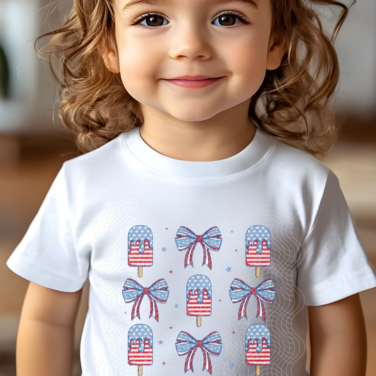 PATRIOTIC POPSICLE DISTRESSED - DTF TRANSFER