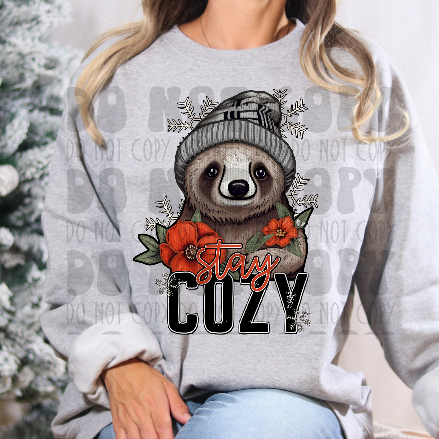 STAY COZY SLOTH - DTF TRANSFER