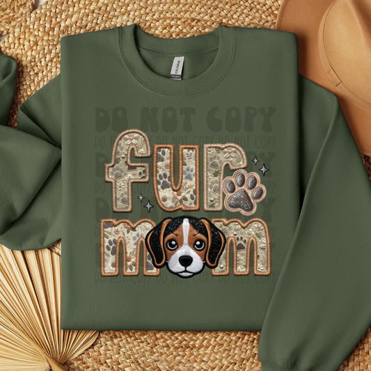 BEAGLE - FAUX EMBROIDERY - DTF TRANSFER