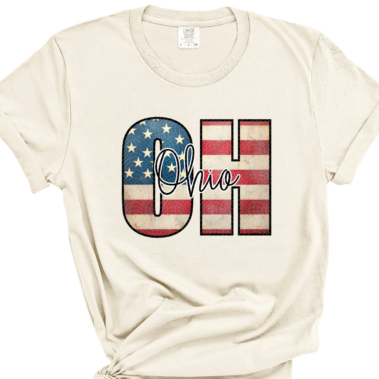 OHIO FLAG - DTF TRANSFER