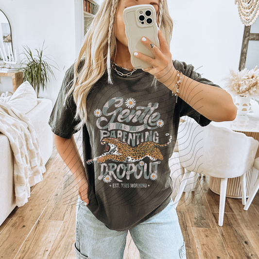 GENTLE PARENTING DROP OUT DISTRESSED LIGHT - DTF TRANSFER