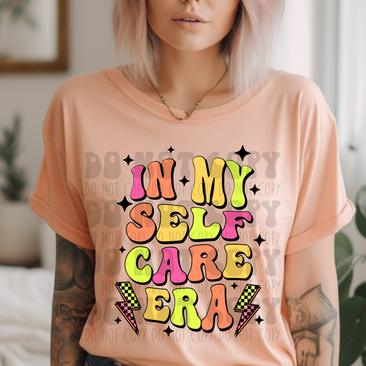 SELF CARE ERA NEONS - DTF TRANSFER