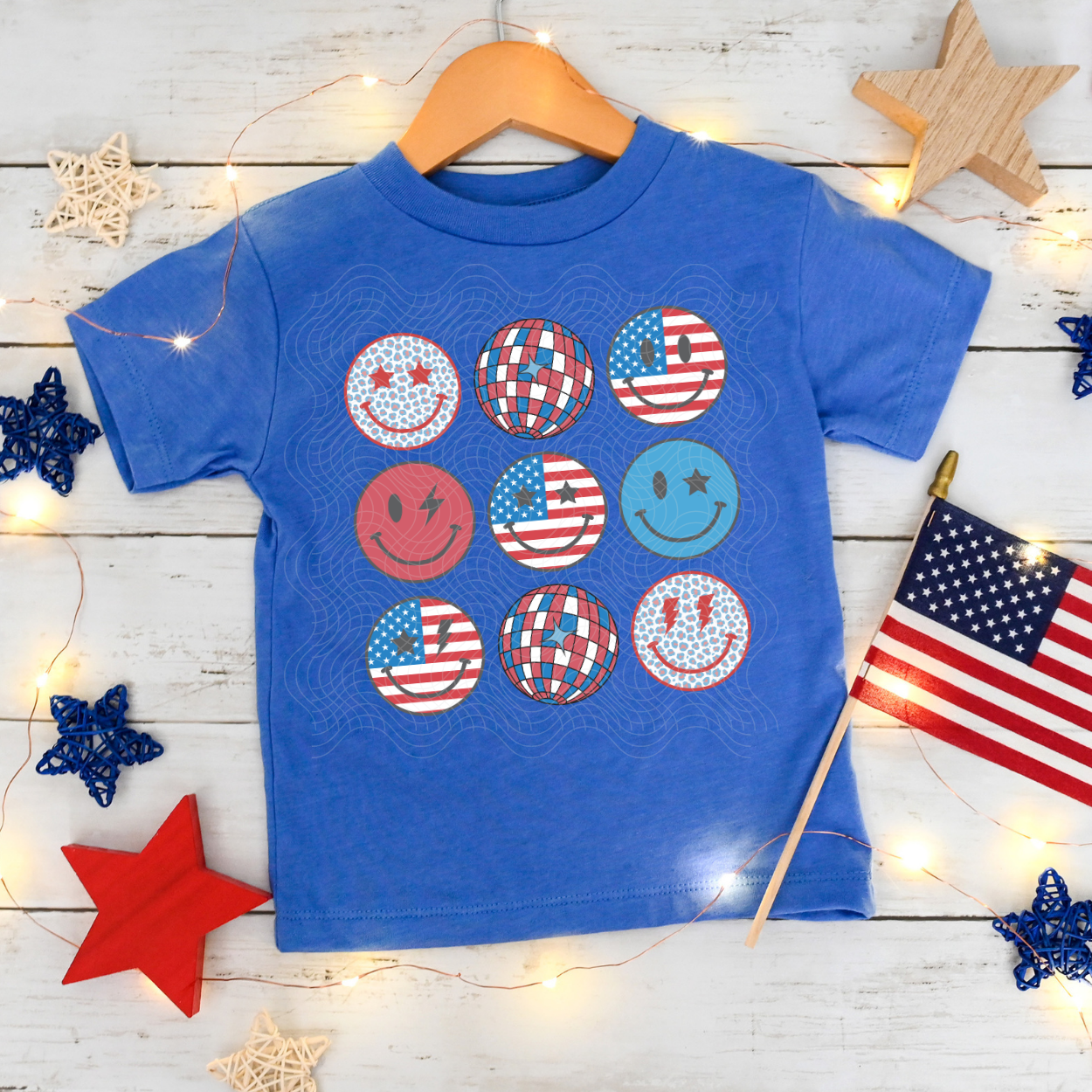 PATRIOTIC SMILES - DTF TRANSFER