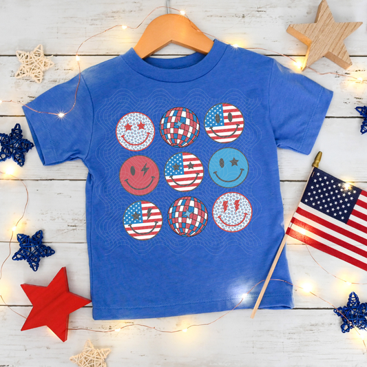 PATRIOTIC SMILES - DTF TRANSFER