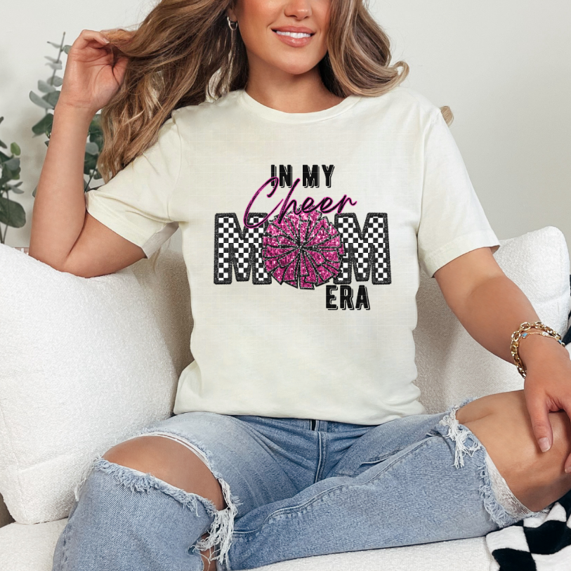 CHEER MOM ERA PINK - DTF TRANSFER