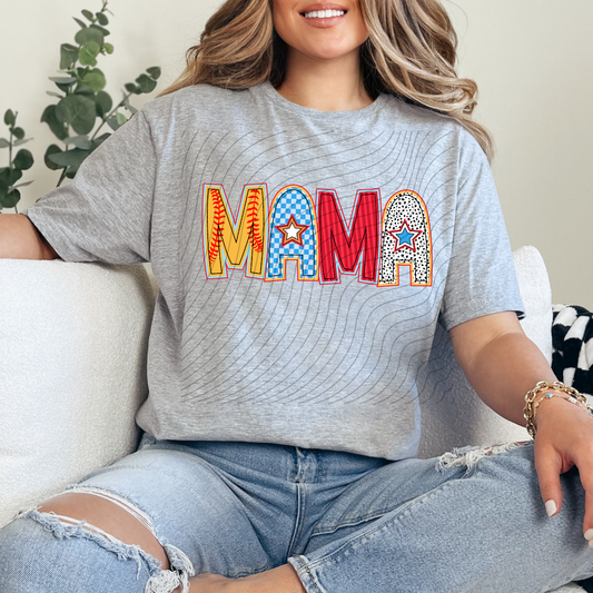 SOFTBALL MAMA - DTF TRANSFER
