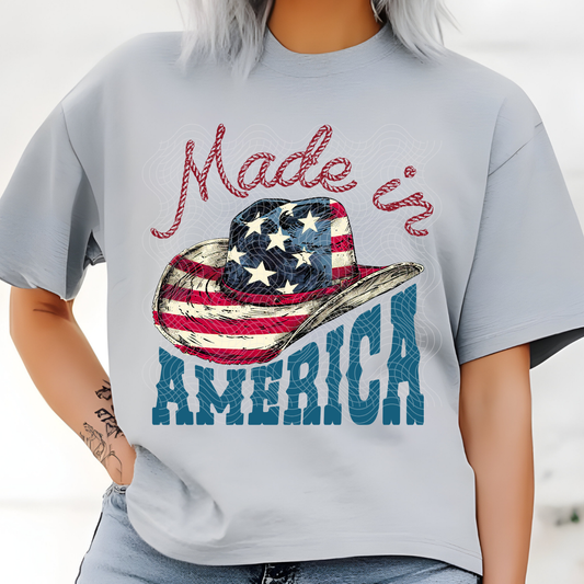 MADE IN AMERICA NO DISTRESS - DTF TRANSFER