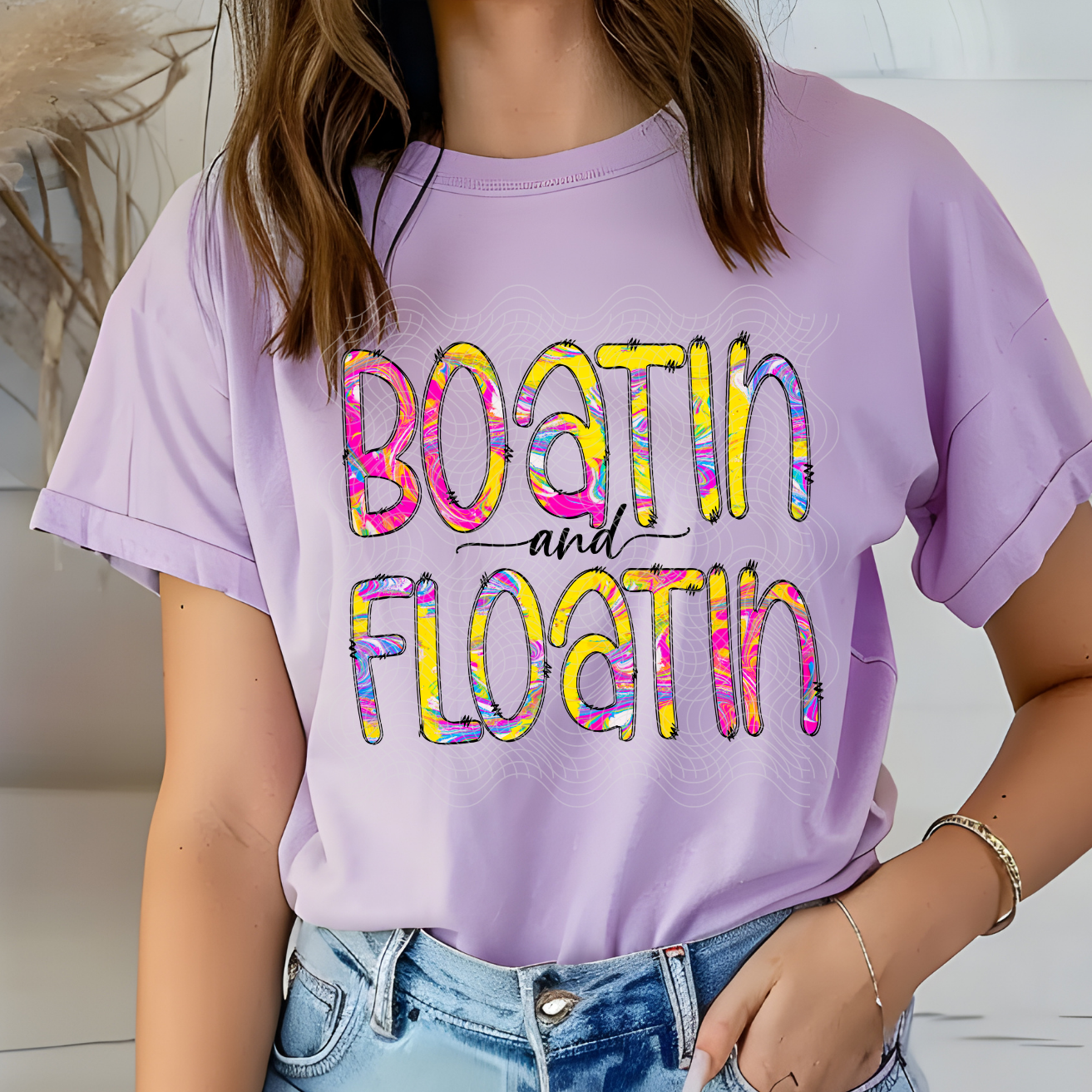 BOATIN AND FLOATIN - DTF TRANSFER