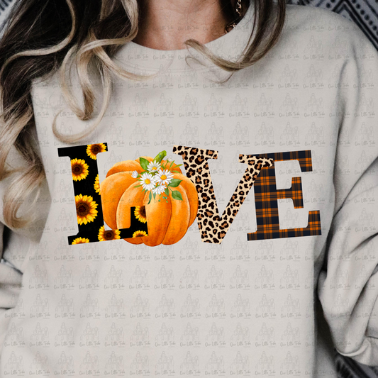 LOVE PUMPKIN VERSION - DTF TRANSFER