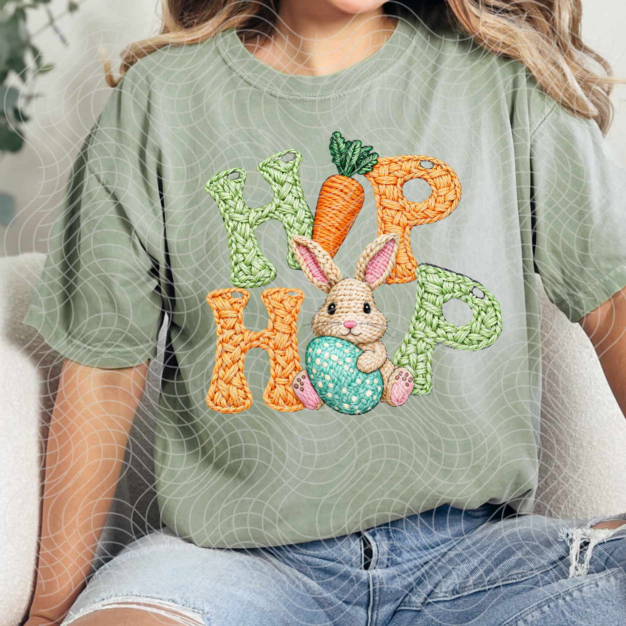 FAUX YARN HIP HOP - DTF TRANSFER