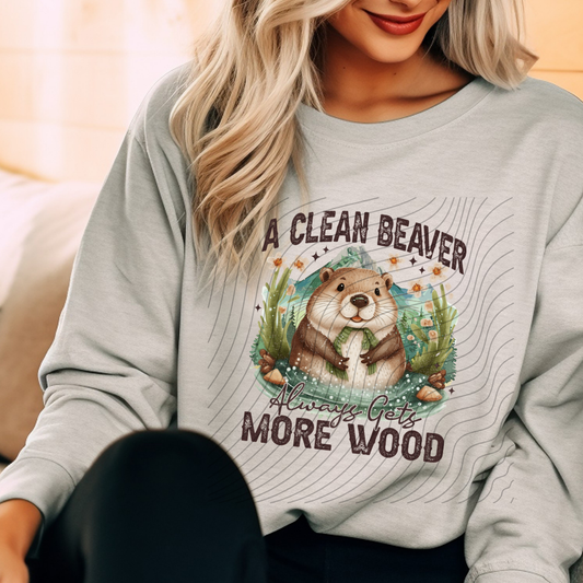 CLEAN BEAVER - DTF TRANSFER