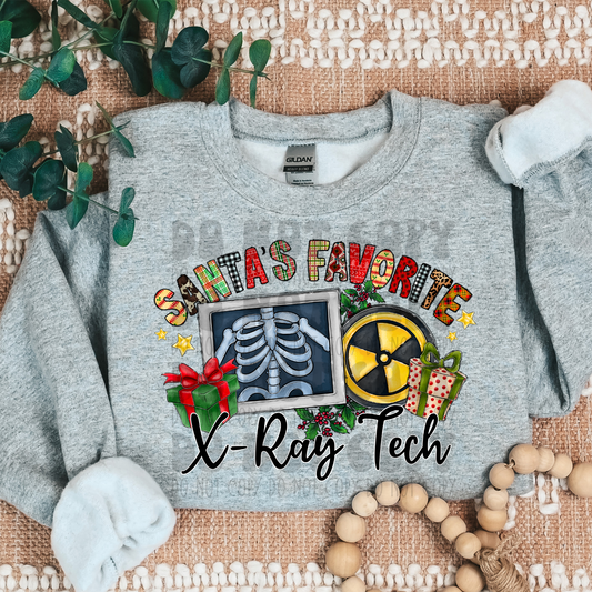 SANTA'S FAVORITE X-RAY TECH - DTF TRANSFER