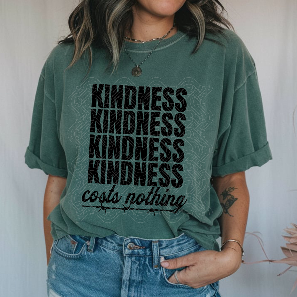 KINDNESS COSTS NOTHING - DTF TRANSFER