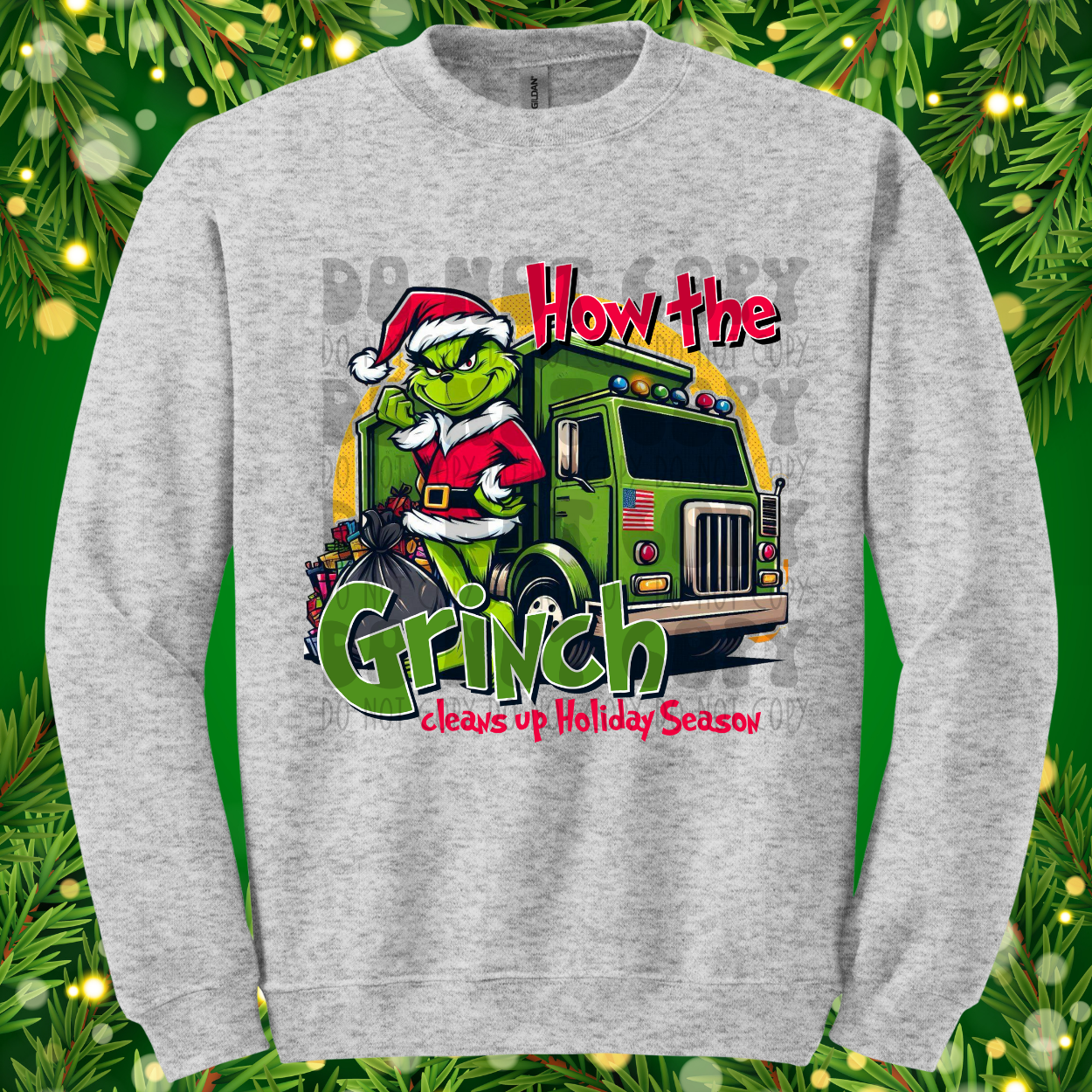 GREEN GUY GARBAGE - DTF TRANSFER