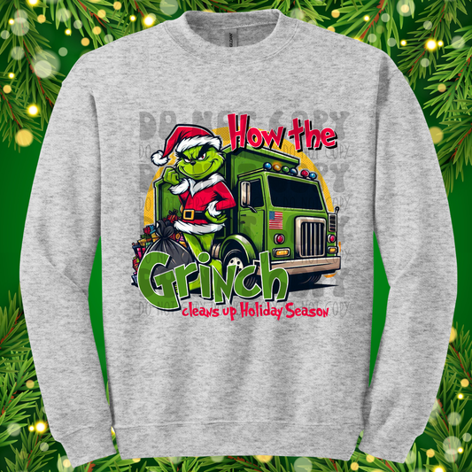 GREEN GUY GARBAGE - DTF TRANSFER