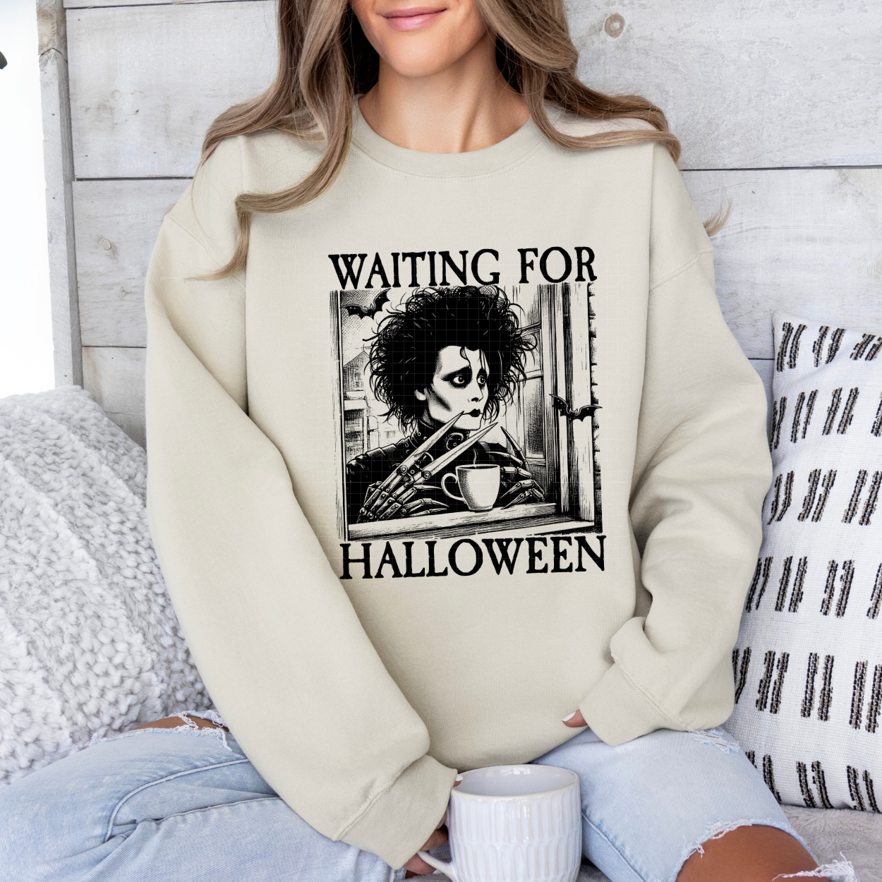 WAITING FOR HALLOWEEN SCISSOR - DTF TRANSFER