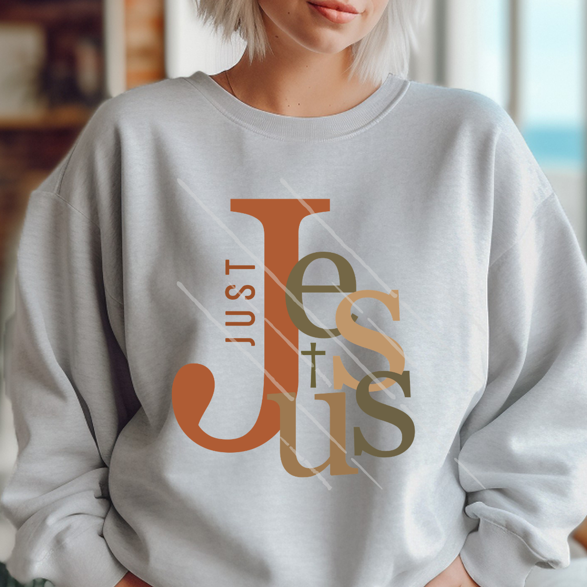 JUST JESUS - DTF TRANSFER