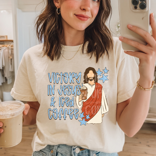 VICTORY IN JESUS- DTF TRANSFER