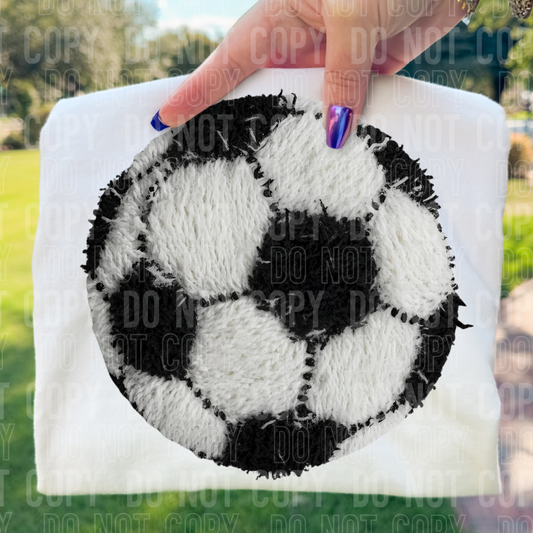 FAUX YARN SOCCER - DTF TRANSFER