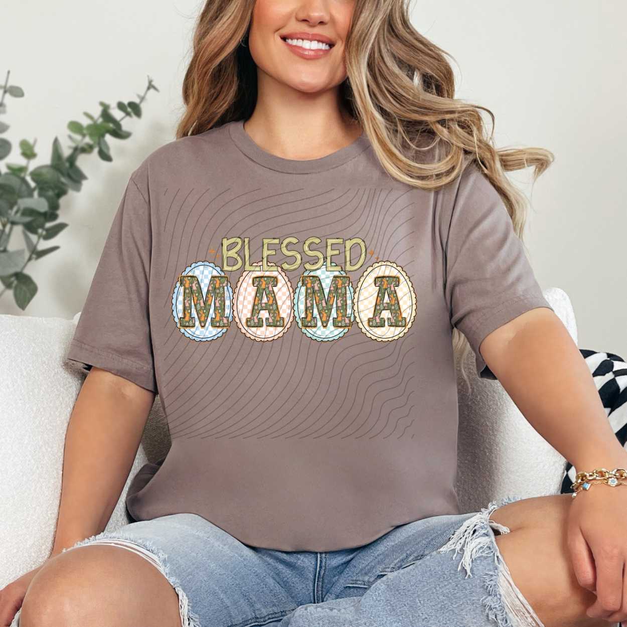 BLESSED MAMA EGGS - DTF TRANSFER
