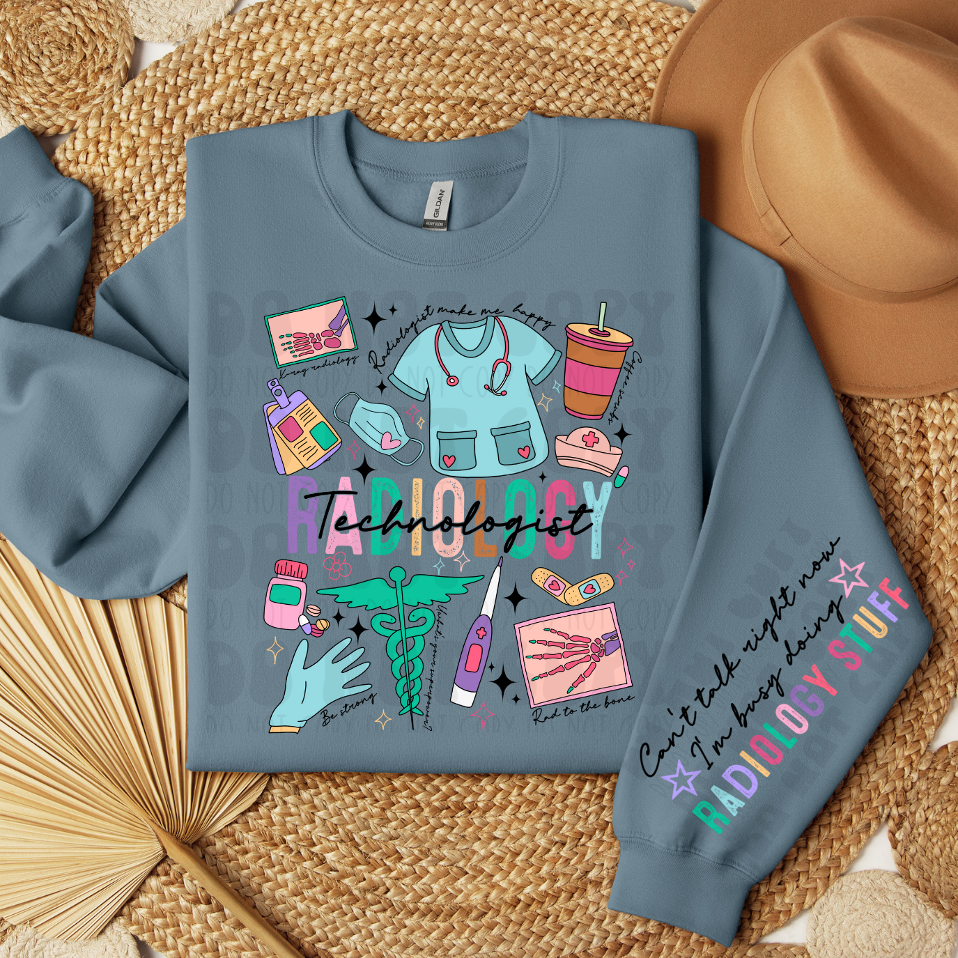 RADIOLOGY TECHNOLOGIST STUFF W/SLEEVE - DTF TRANSFER