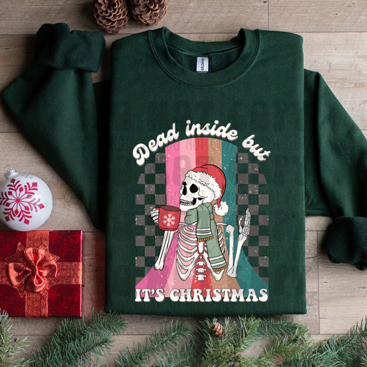 DEAD INSIDE BUT CHRISTMAS - DTF TRANSFER