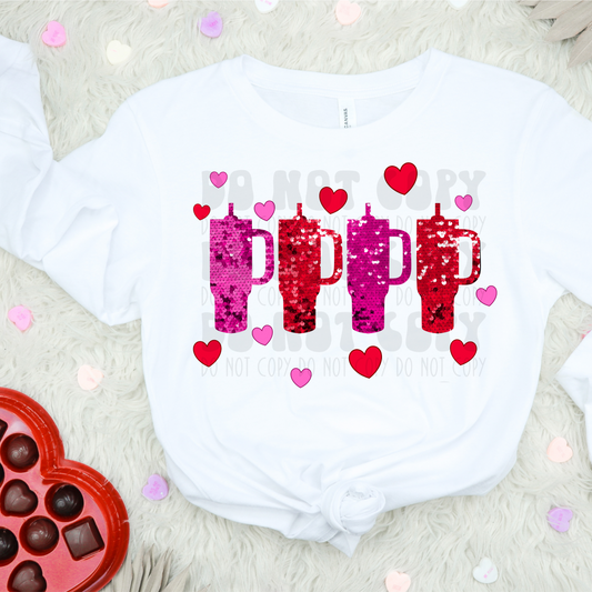 SEQUIN CUPS - DTF TRANSFER