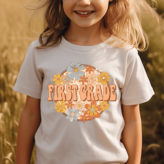 FLORAL FIRST GRADE - DTF TRANSFER