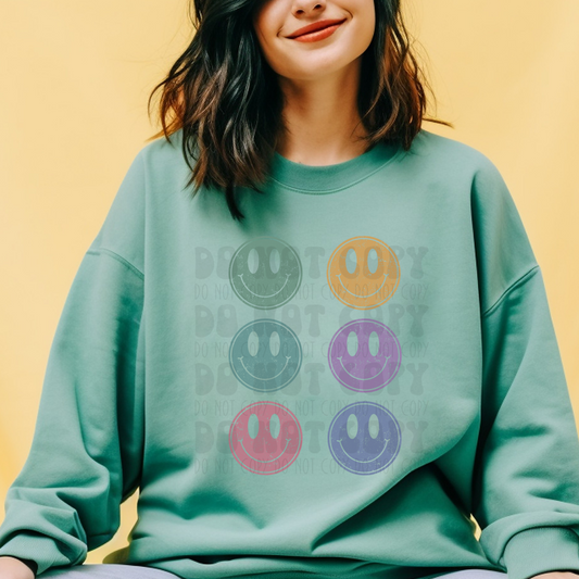 COLORFUL SMILES - DTF TRANSFER