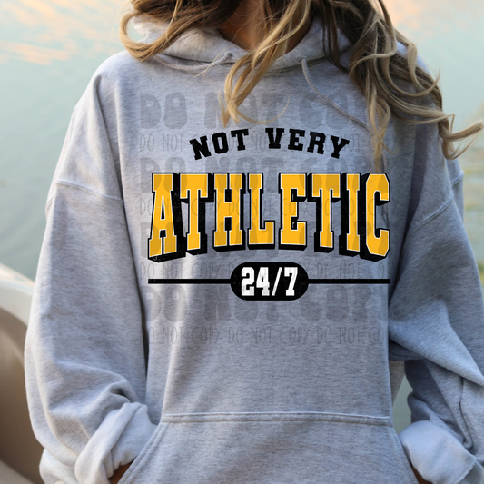 NOT VERY ATHLETIC 24/7 - DTF TRANSFER