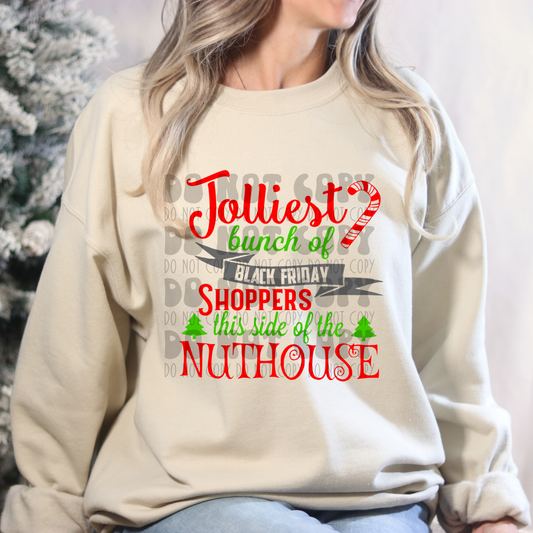JOLLIEST BUNCH OF SHOPPERS - DTF TRANSFER