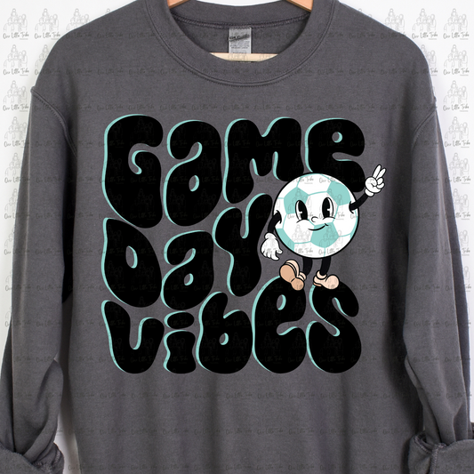 RETRO GAME DAY VIBES- SOCCER - DTF TRANSFER