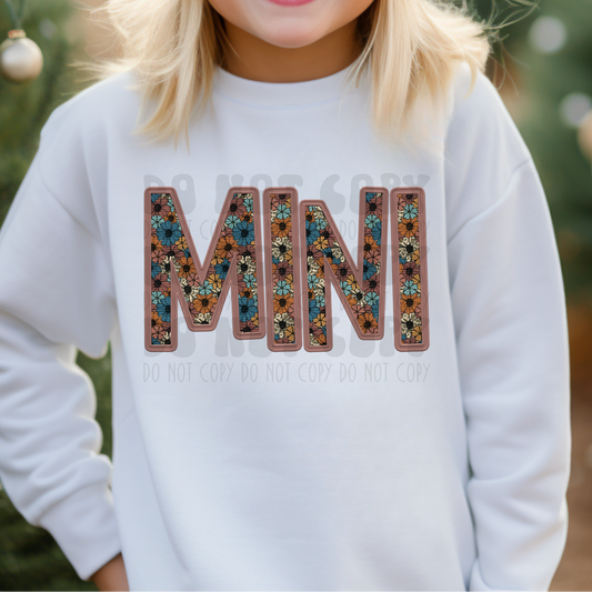 MINI BOHO FLORAL - DTF TRANSFER