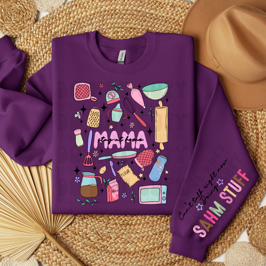 STAY AT HOME MOM STUFF W/SLEEVE - DTF TRANSFER
