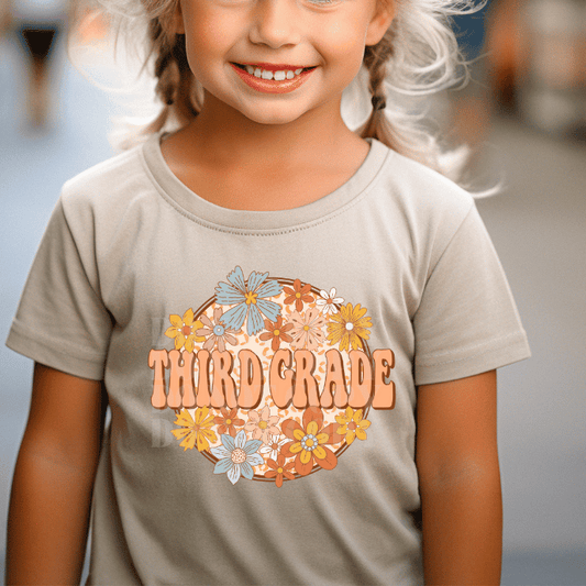FLORAL THIRD GRADE - DTF TRANSFER