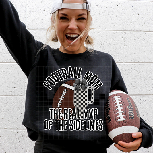 FOOTBALL MOM REAL MVP - DTF TRANSFER