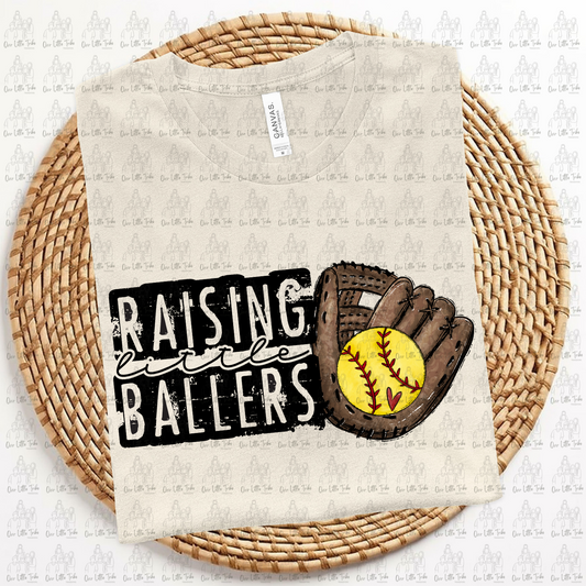 RAISING LITTLE BALLERS - SOFTBALL - DTF TRANSFER