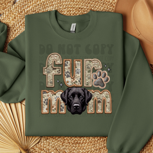 LAB, BLK - FAUX EMBROIDERY - DTF TRANSFER