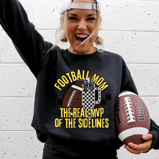 FOOTBALL MOM REAL MVP - DTF TRANSFER