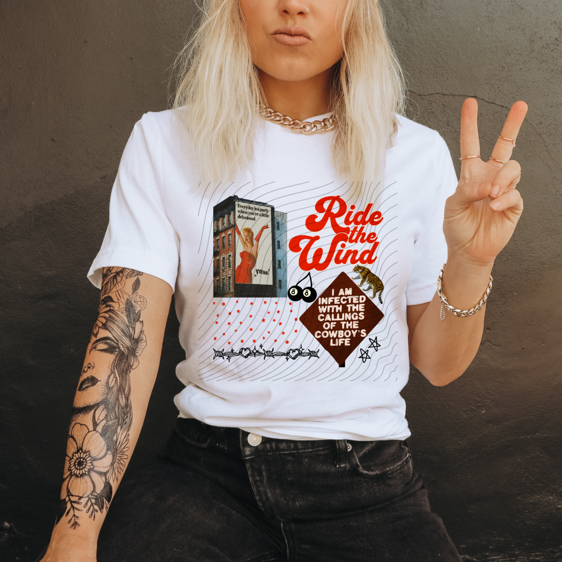 RIDE THE WIND COLLAGE - DTF TRANSFER