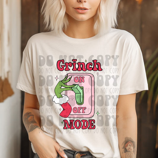 GREEN GUY MODE ON DARK PINK - DTF TRANSFER