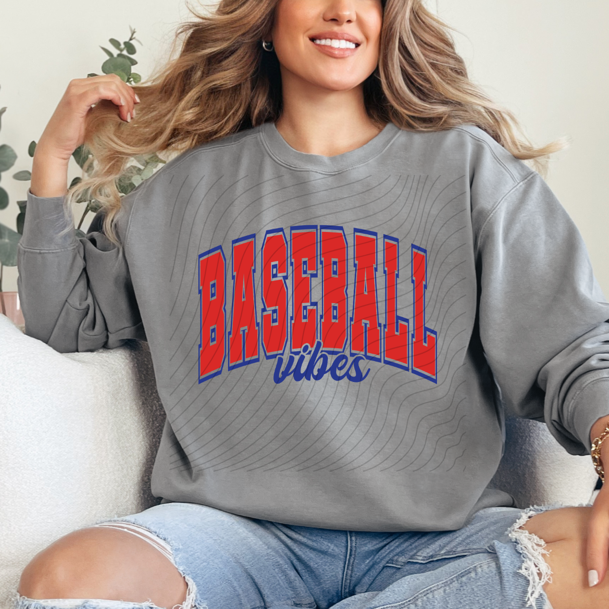 VARSITY BASEBALL VIBES - DTF TRANSFER