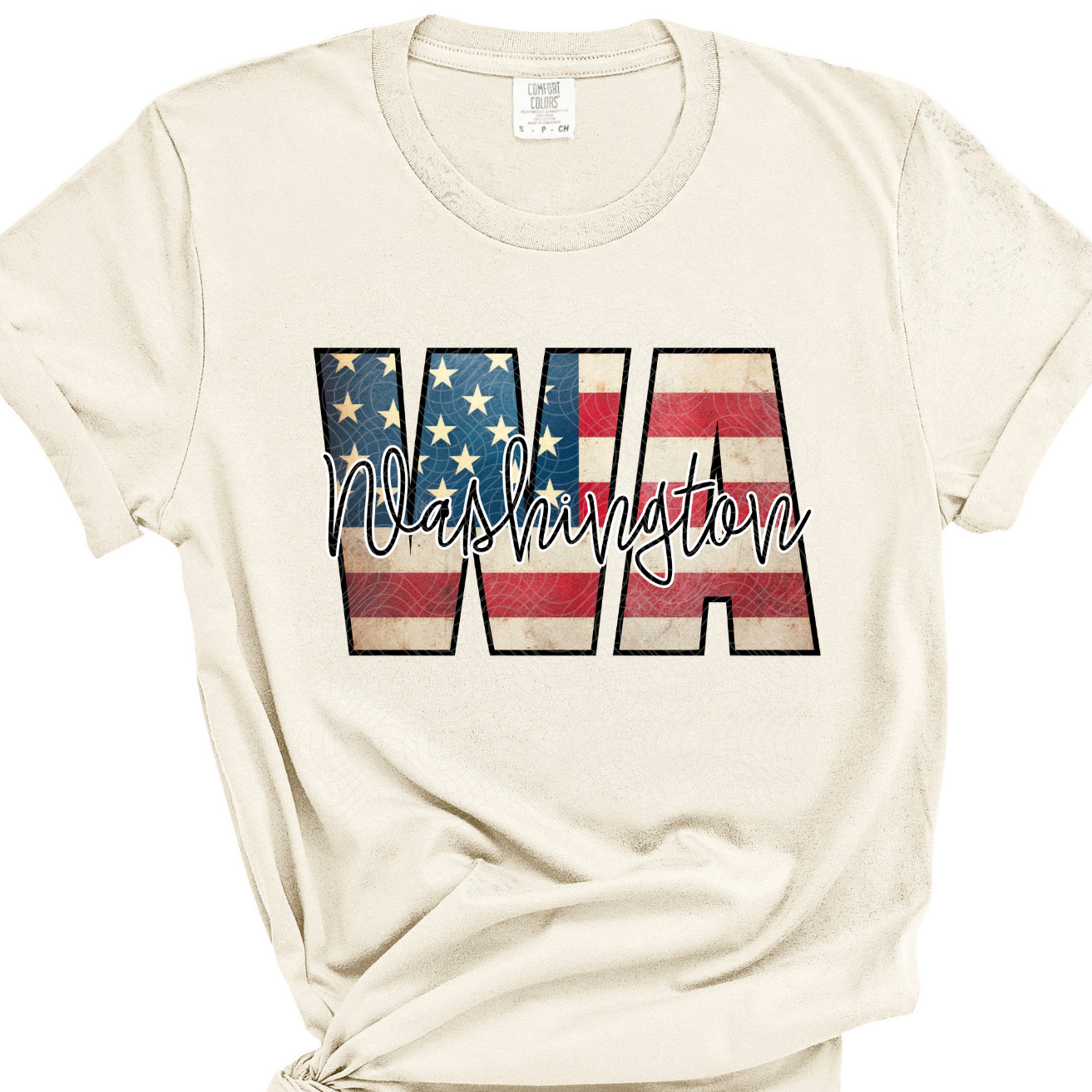 WASHINGTON FLAG - DTF TRANSFER
