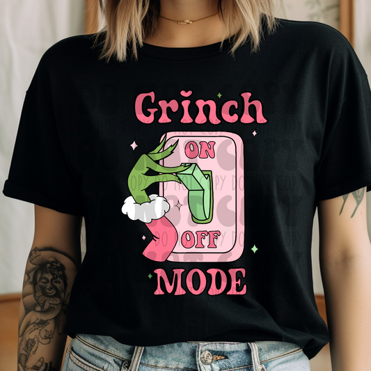 GREEN GUY MODE ON BRIGHT PINK - DTF TRANSFER