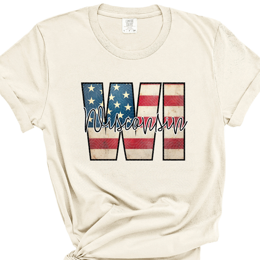 WISCONSIN FLAG - DTF TRANSFER