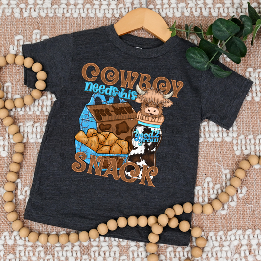 COWBOY NEEDS HIS SNACK - DTF TRANSFER