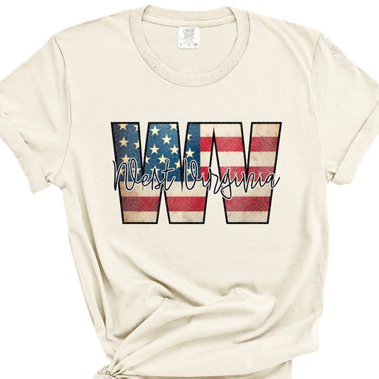 WEST VIRGINIA FLAG - DTF TRANSFER